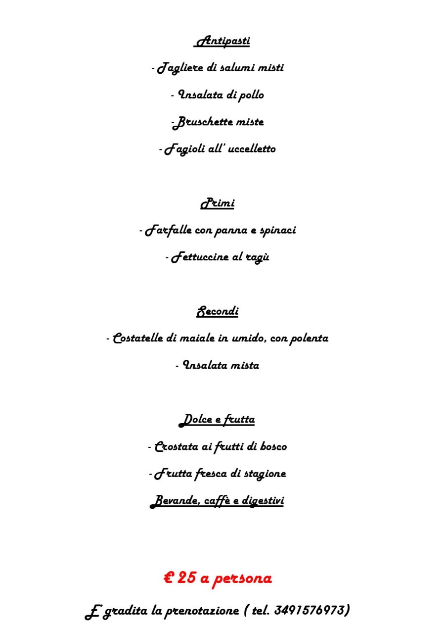 Menù Sabato 05 e Domenica 06 Dicembre ( pag. 2 )