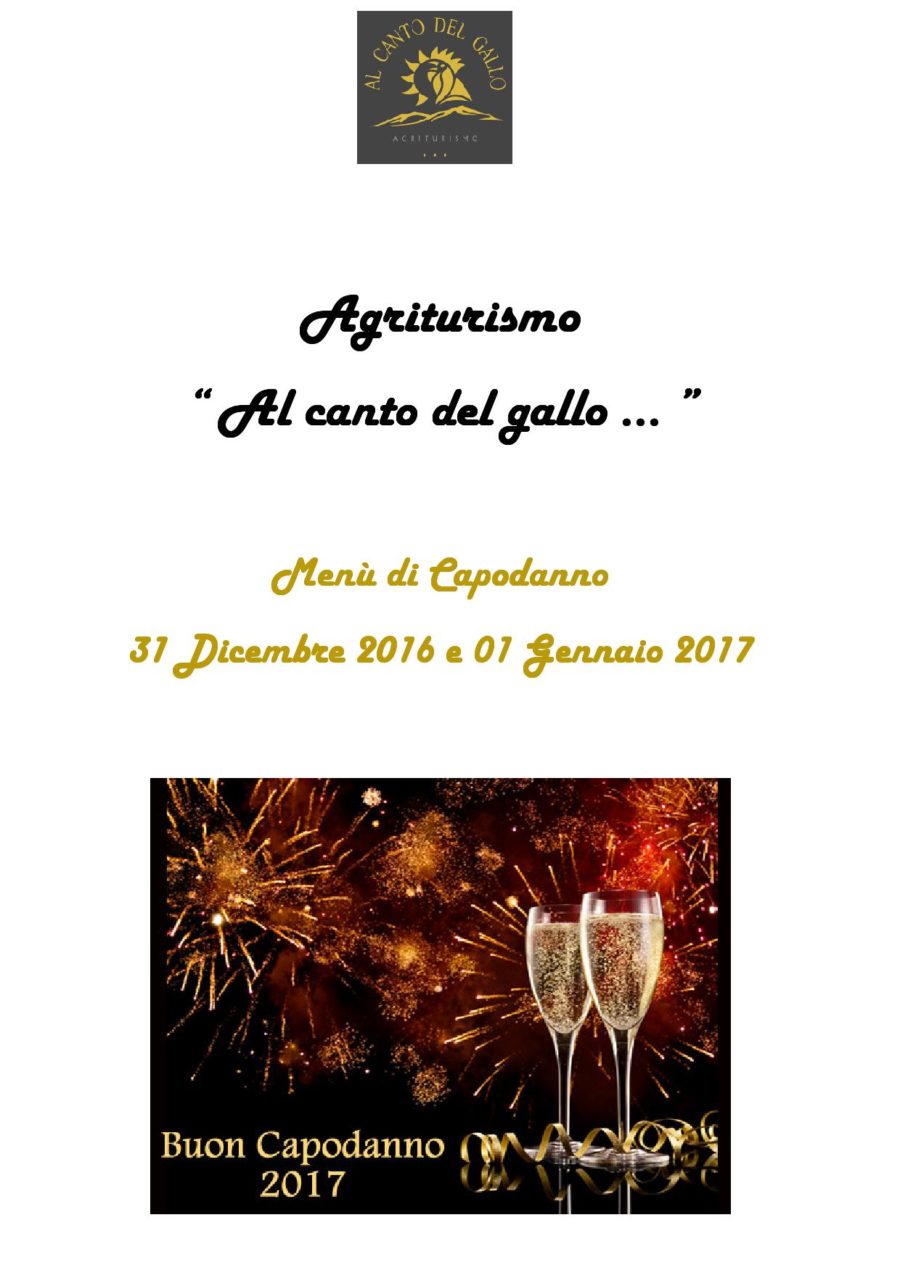 Menù Capodanno 2016-2017 ( pag. 1 )